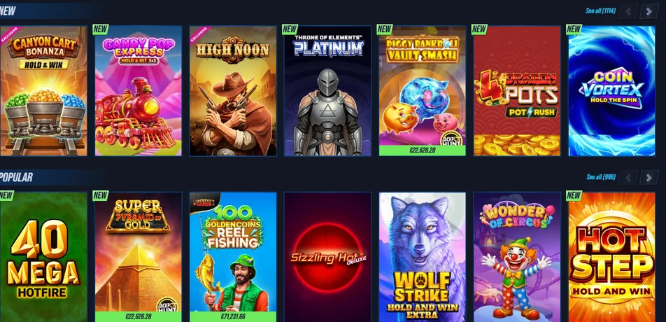 Win massive jackpot prizes