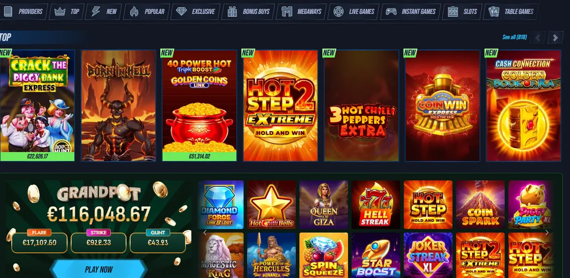 Browse Vegas Hero games